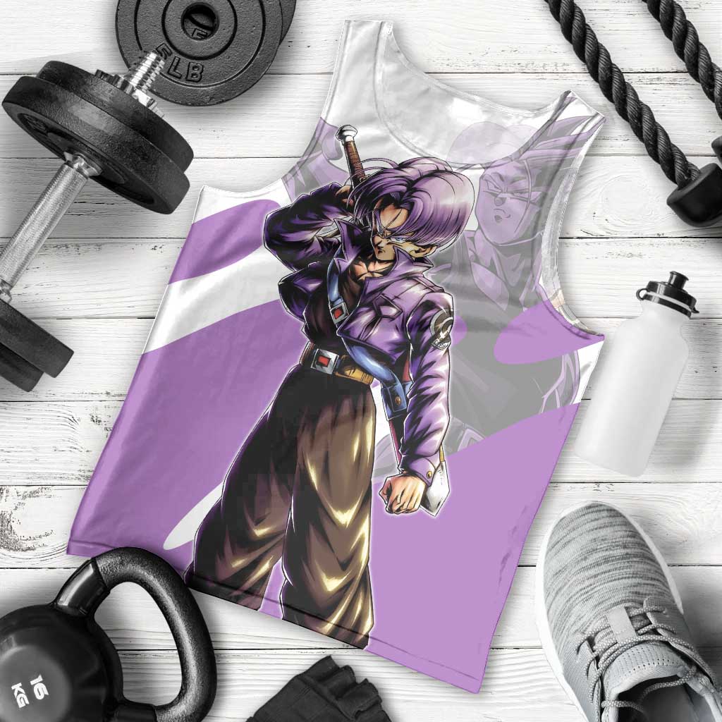 Trunks Time Warrior Men Tank Top Dynamic Anime Sword Style