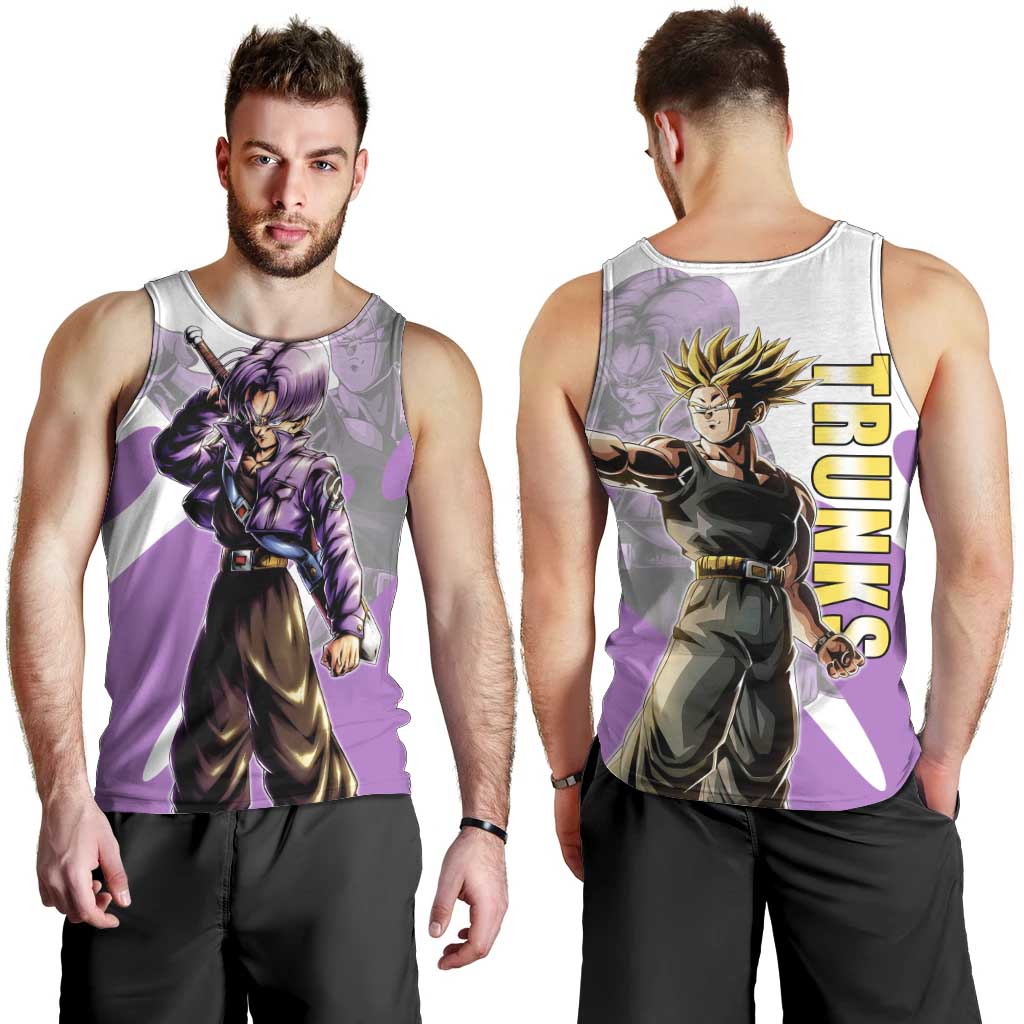 Trunks Time Warrior Men Tank Top Dynamic Anime Sword Style