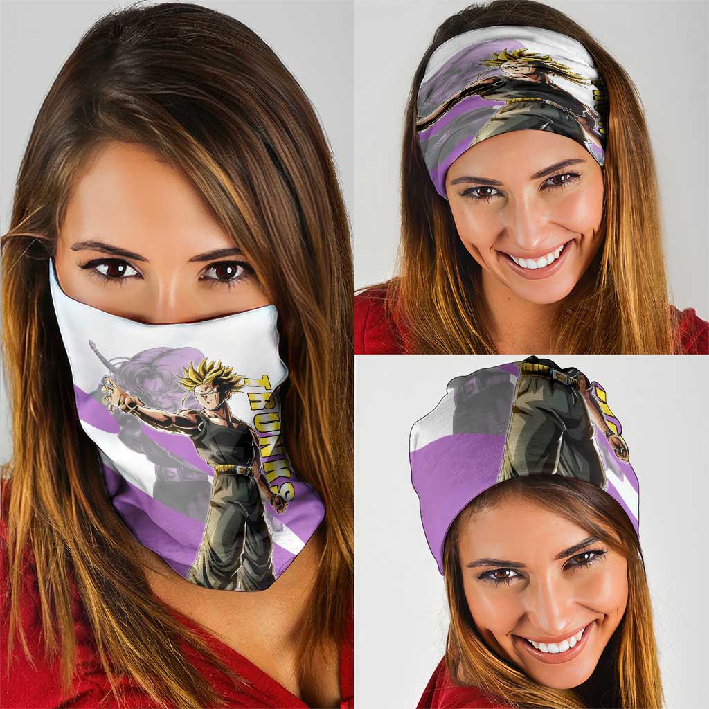 Trunks Time Warrior Neck Gaiter Dynamic Anime Sword Style