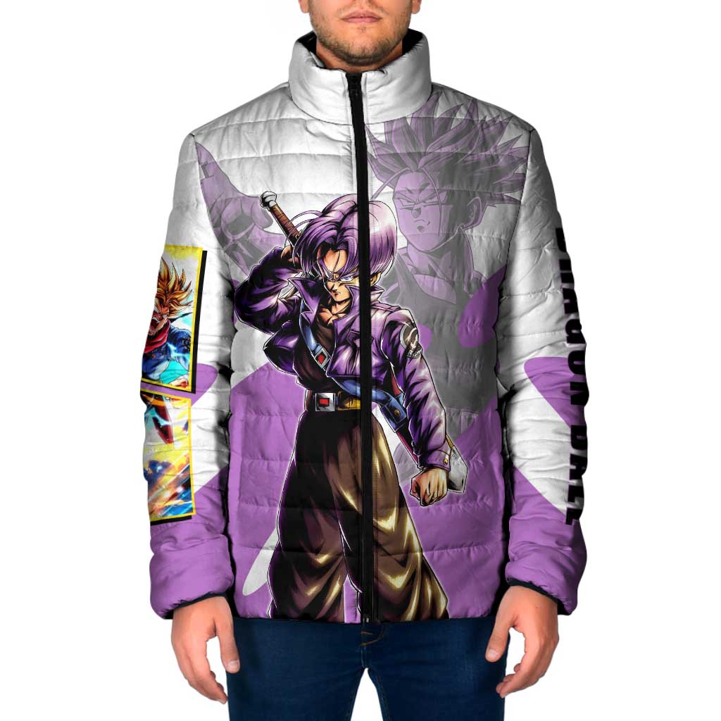 Trunks Time Warrior Padded Jacket Dynamic Anime Sword Style