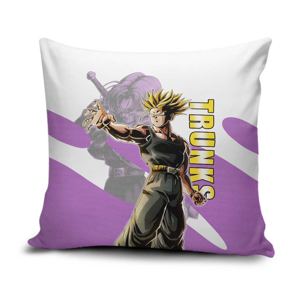 Trunks Time Warrior Pillow Cover Dynamic Anime Sword Style
