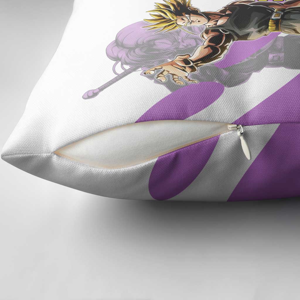 Trunks Time Warrior Pillow Cover Dynamic Anime Sword Style