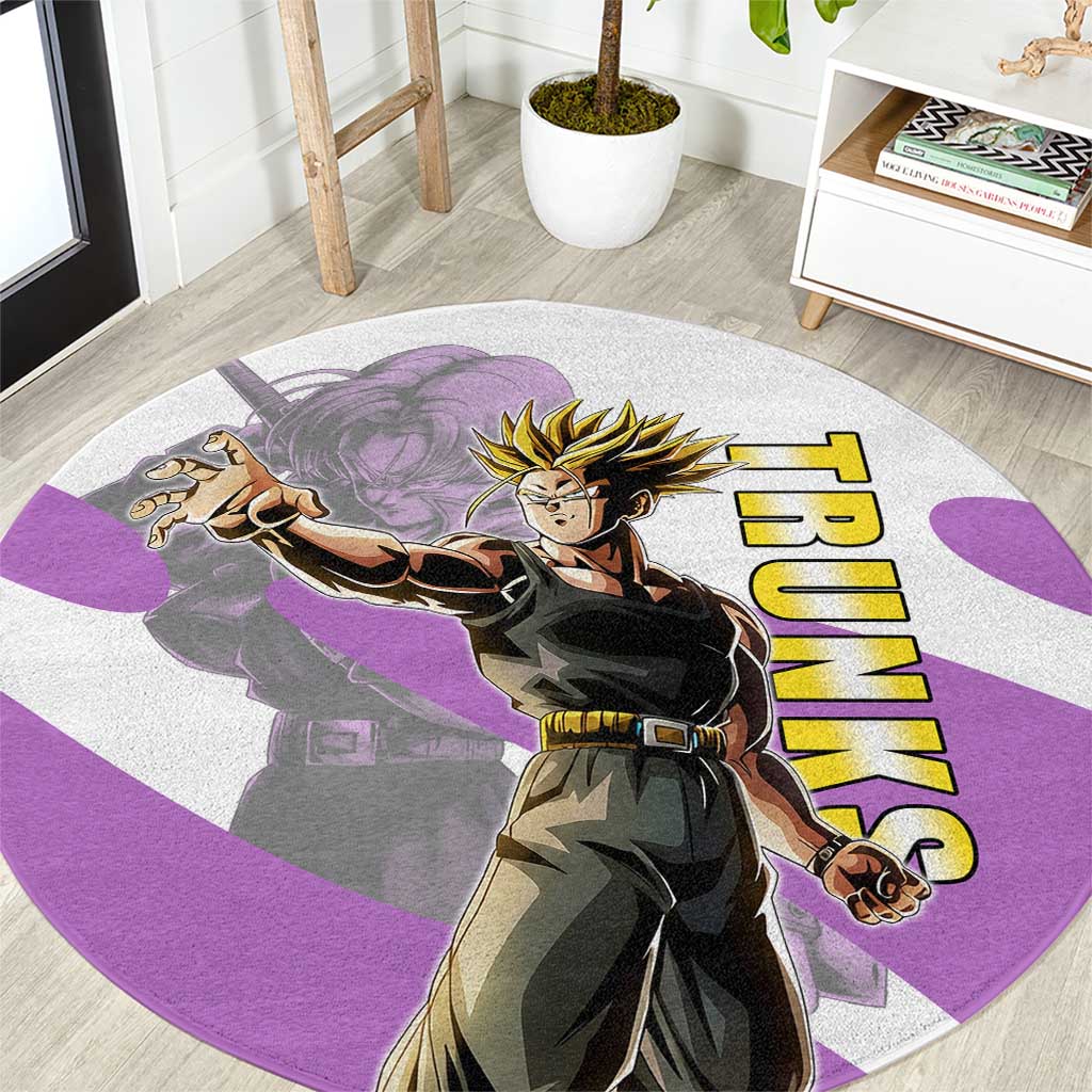 Trunks Time Warrior Round Carpet Dynamic Anime Sword Style
