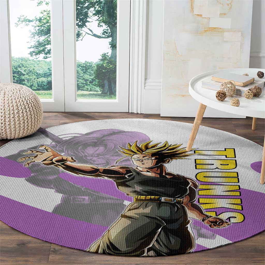 Trunks Time Warrior Round Carpet Dynamic Anime Sword Style