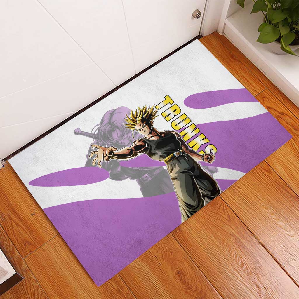 Trunks Time Warrior Rubber Doormat Dynamic Anime Sword Style
