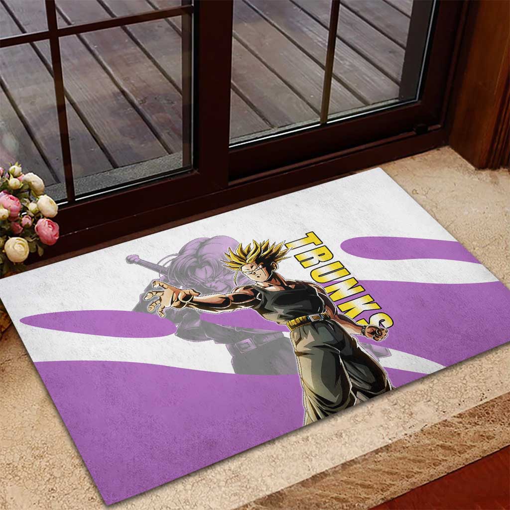 Trunks Time Warrior Rubber Doormat Dynamic Anime Sword Style