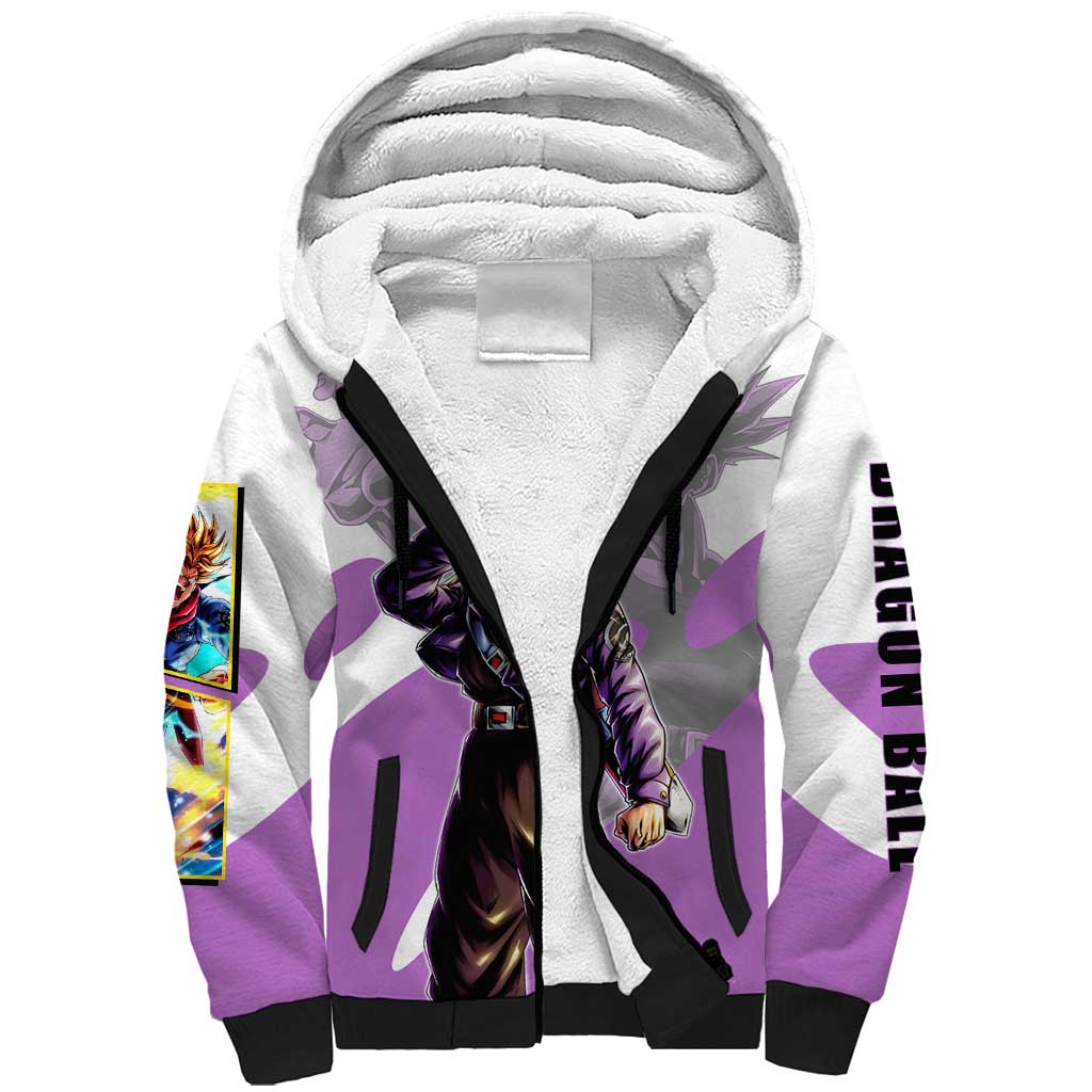 Trunks Time Warrior Sherpa Hoodie Dynamic Anime Sword Style