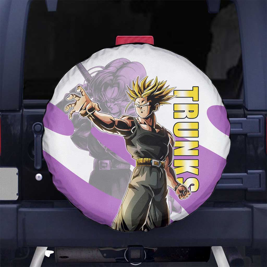 Trunks Time Warrior Spare Tire Cover Dynamic Anime Sword Style