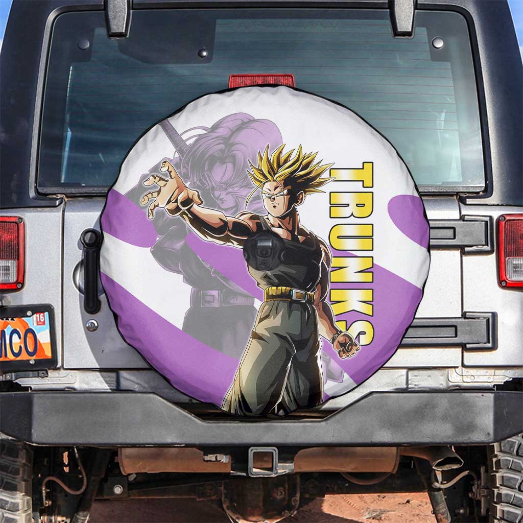 Trunks Time Warrior Spare Tire Cover Dynamic Anime Sword Style