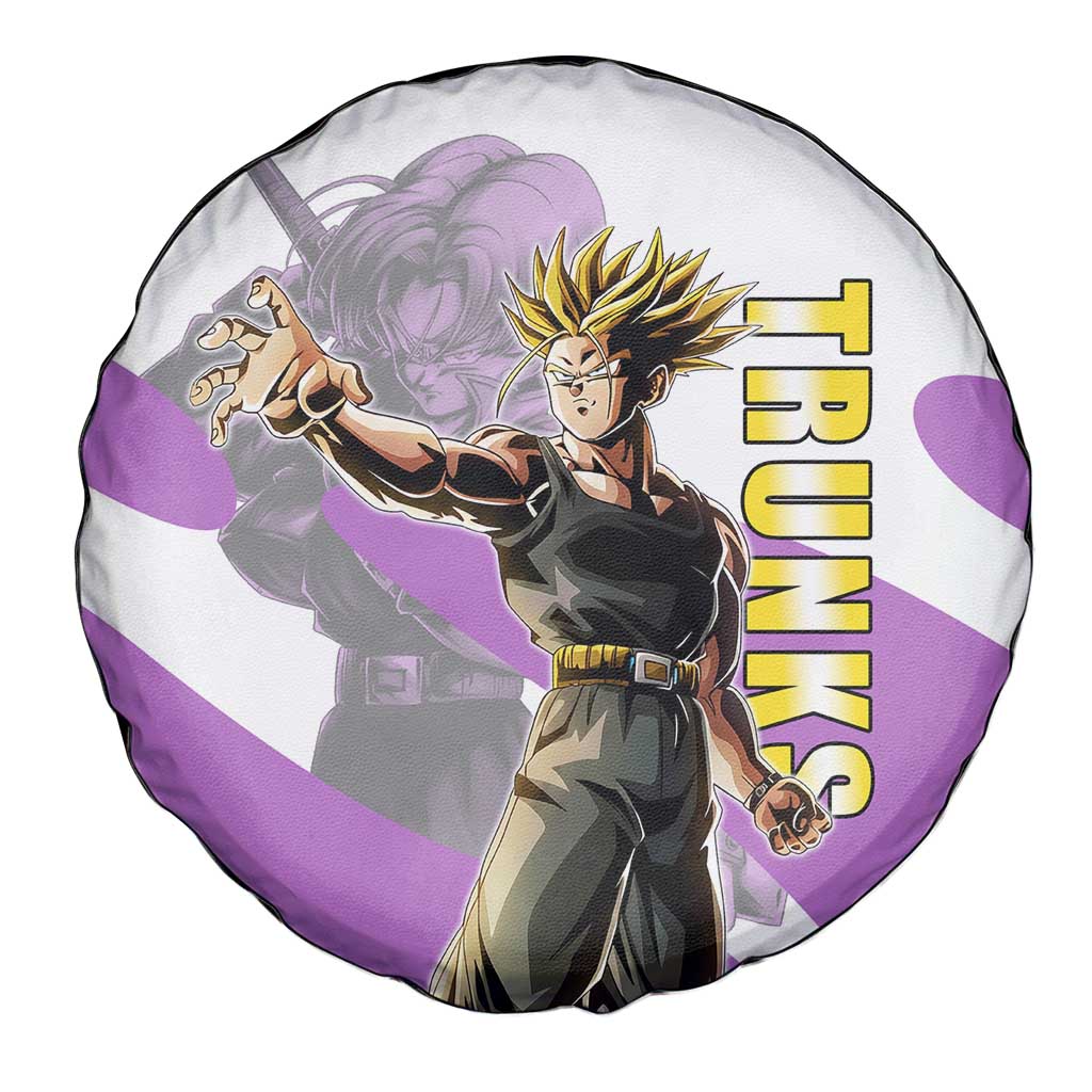 Trunks Time Warrior Spare Tire Cover Dynamic Anime Sword Style
