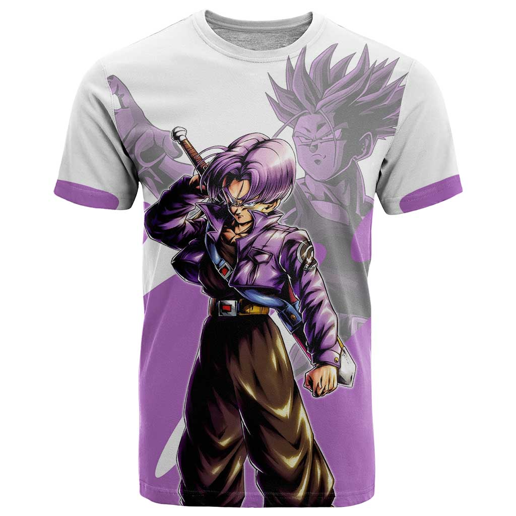 Trunks Time Warrior T Shirt Dynamic Anime Sword Style