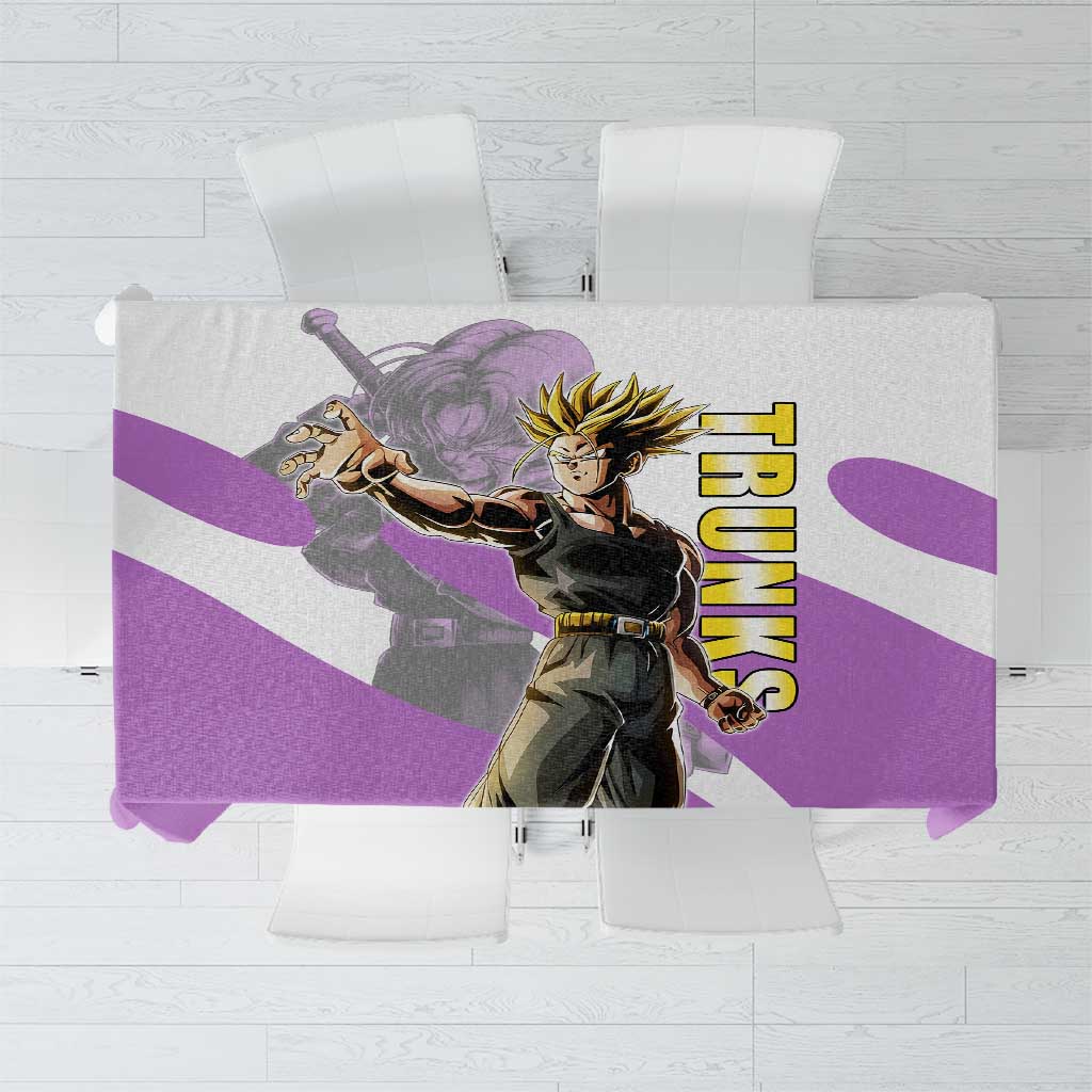 Trunks Time Warrior Tablecloth Dynamic Anime Sword Style