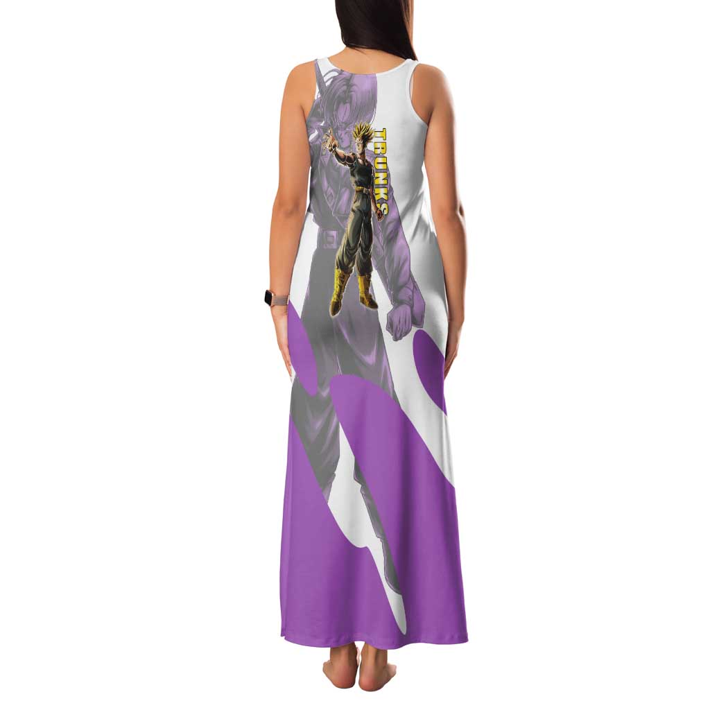 Trunks Time Warrior Tank Maxi Dress Dynamic Anime Sword Style