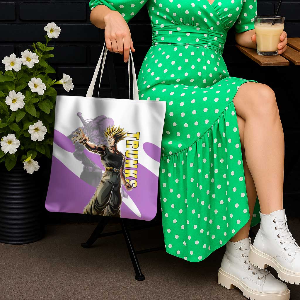 Trunks Time Warrior Tote Bag Dynamic Anime Sword Style