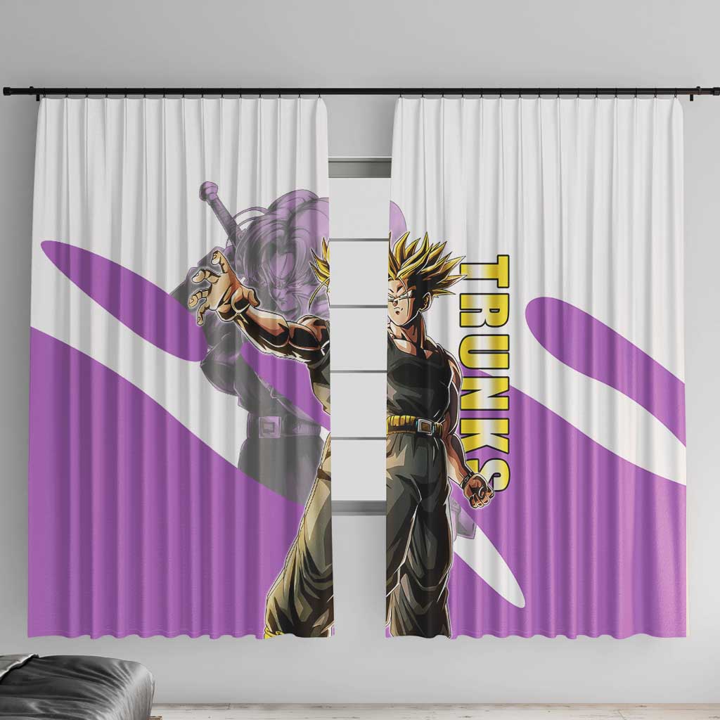 Trunks Time Warrior Window Curtain Dynamic Anime Sword Style