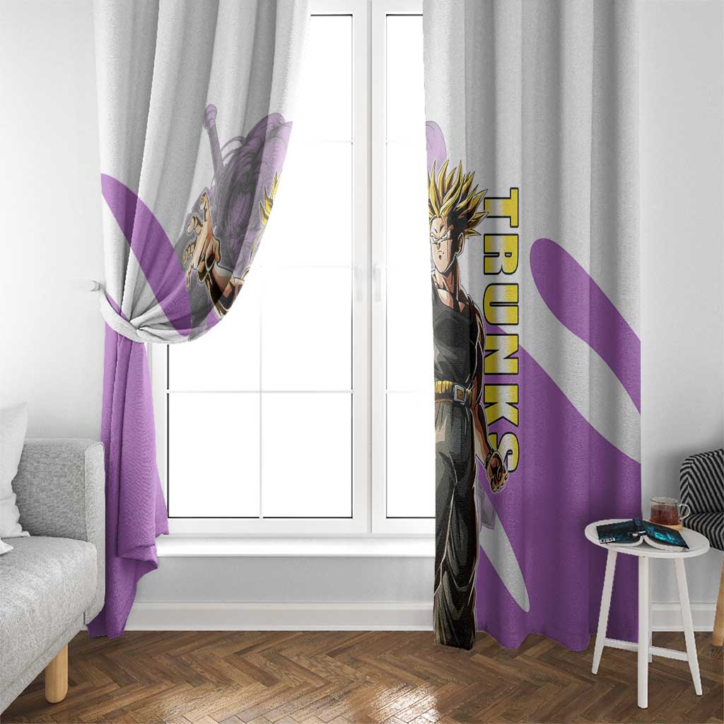 Trunks Time Warrior Window Curtain Dynamic Anime Sword Style