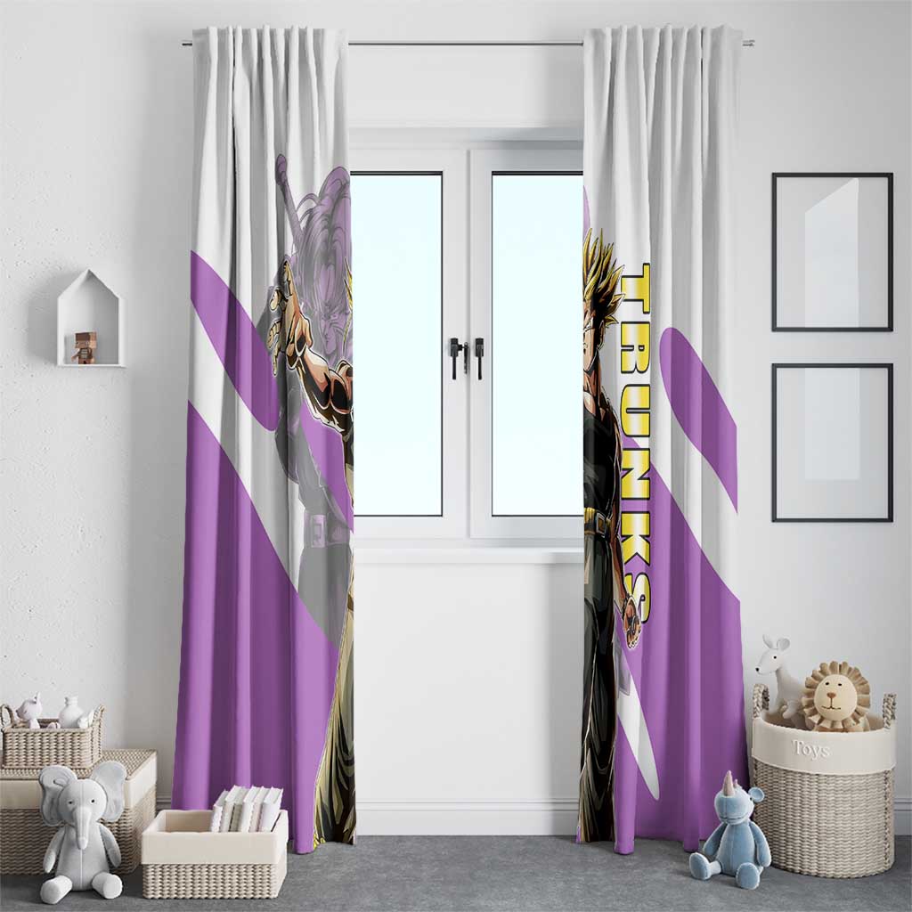 Trunks Time Warrior Window Curtain Dynamic Anime Sword Style