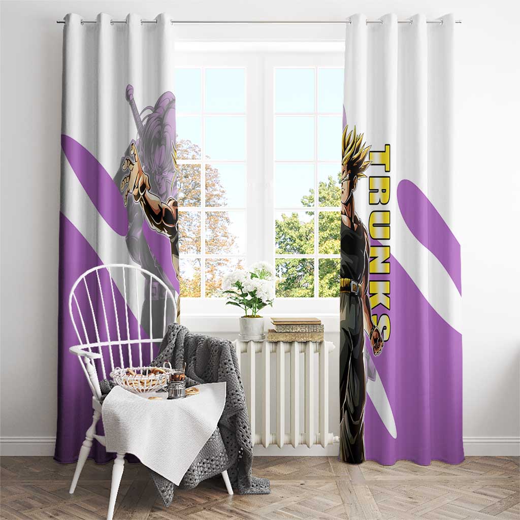 Trunks Time Warrior Window Curtain Dynamic Anime Sword Style