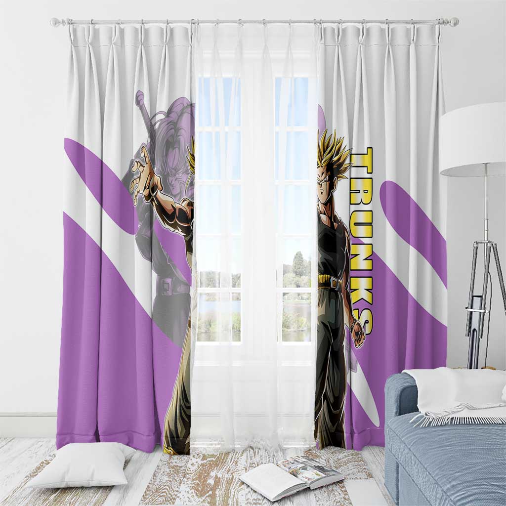 Trunks Time Warrior Window Curtain Dynamic Anime Sword Style