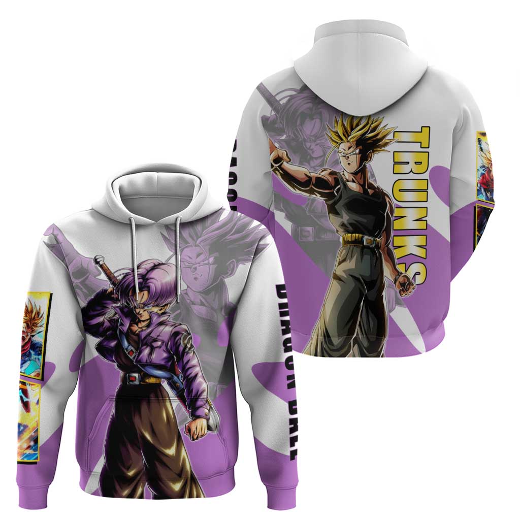 Trunks Time Warrior Zip Hoodie Dynamic Anime Sword Style
