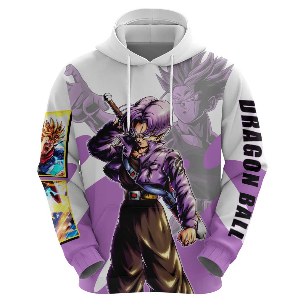 Trunks Time Warrior Zip Hoodie Dynamic Anime Sword Style