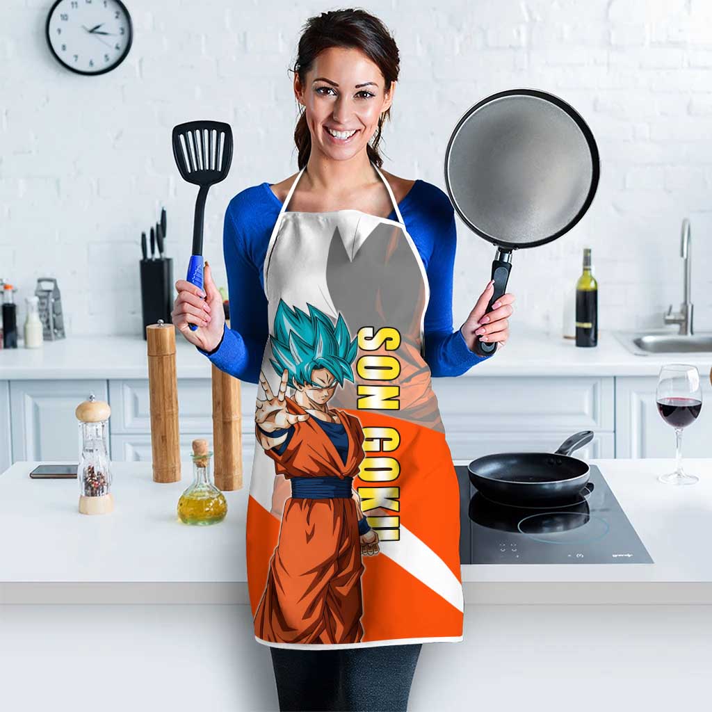 Son Goku Kamehameha Legend Apron Iconic Anime Battle Style