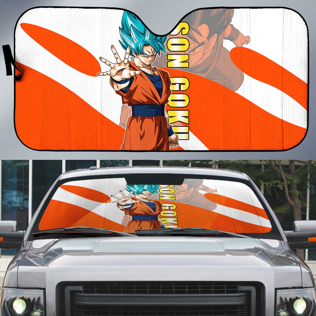 Son Goku Kamehameha Legend Auto Sun Shade Iconic Anime Battle Style