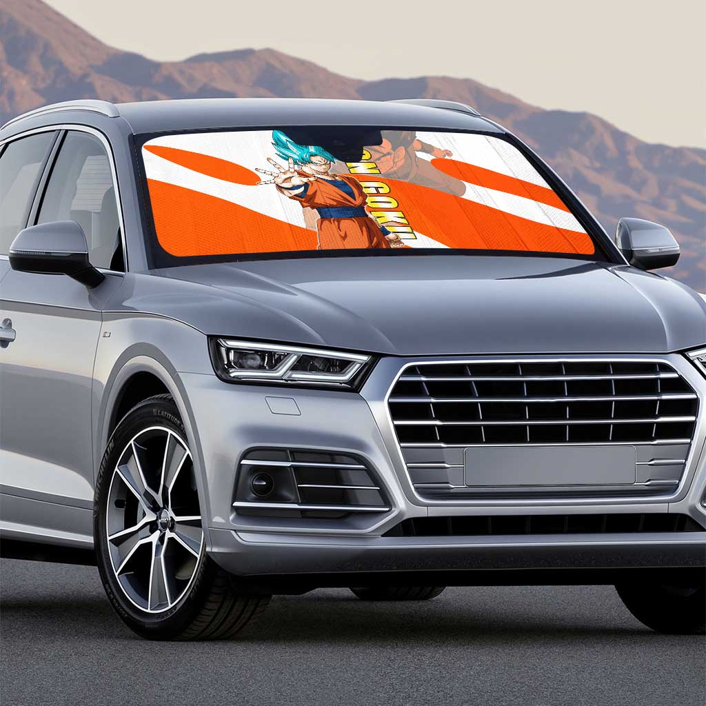 Son Goku Kamehameha Legend Auto Sun Shade Iconic Anime Battle Style