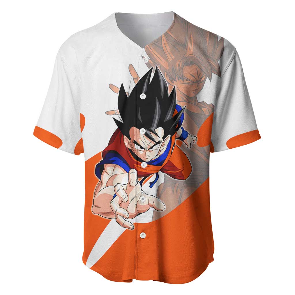 Son Goku Kamehameha Legend Baseball Jersey Iconic Anime Battle Style