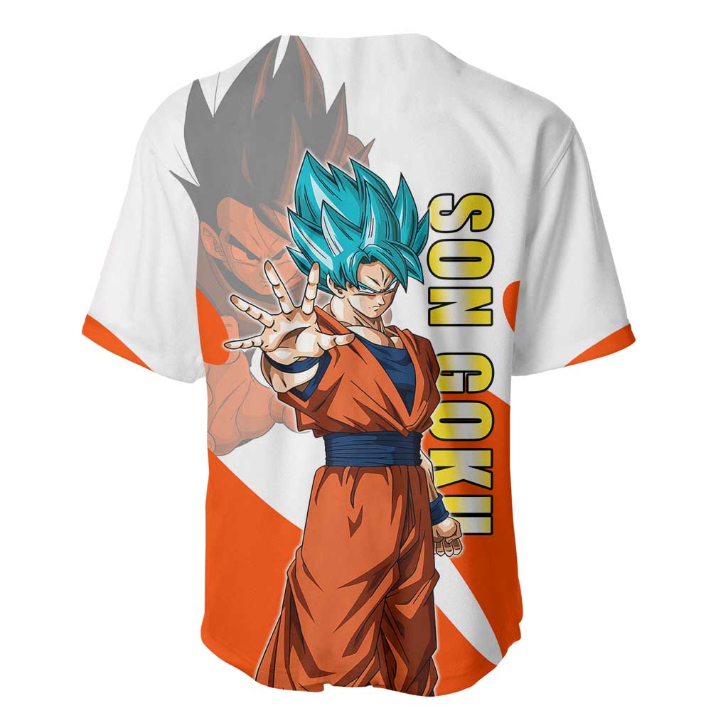 Son Goku Kamehameha Legend Baseball Jersey Iconic Anime Battle Style