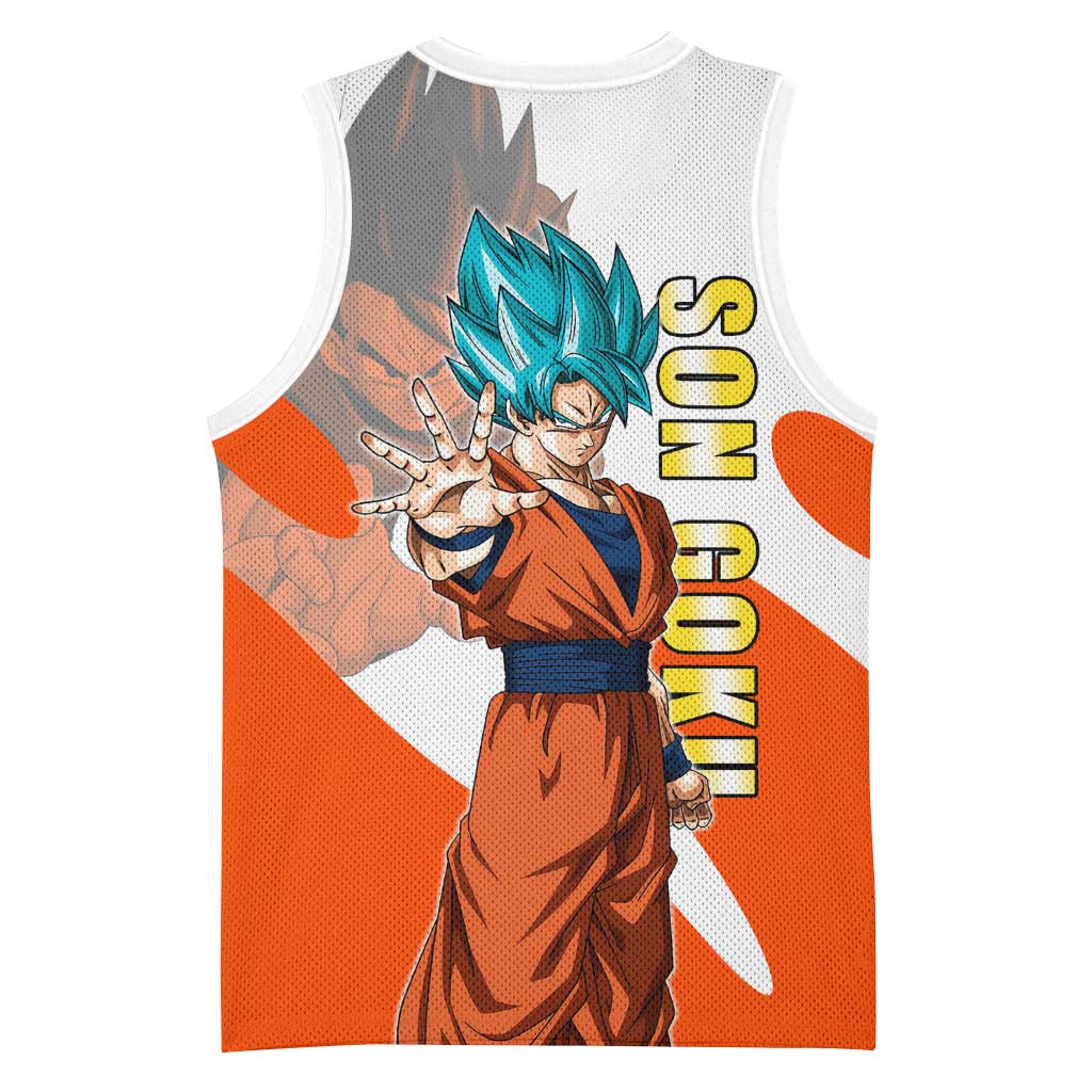 Son Goku Kamehameha Legend Basketball Jersey Iconic Anime Battle Style
