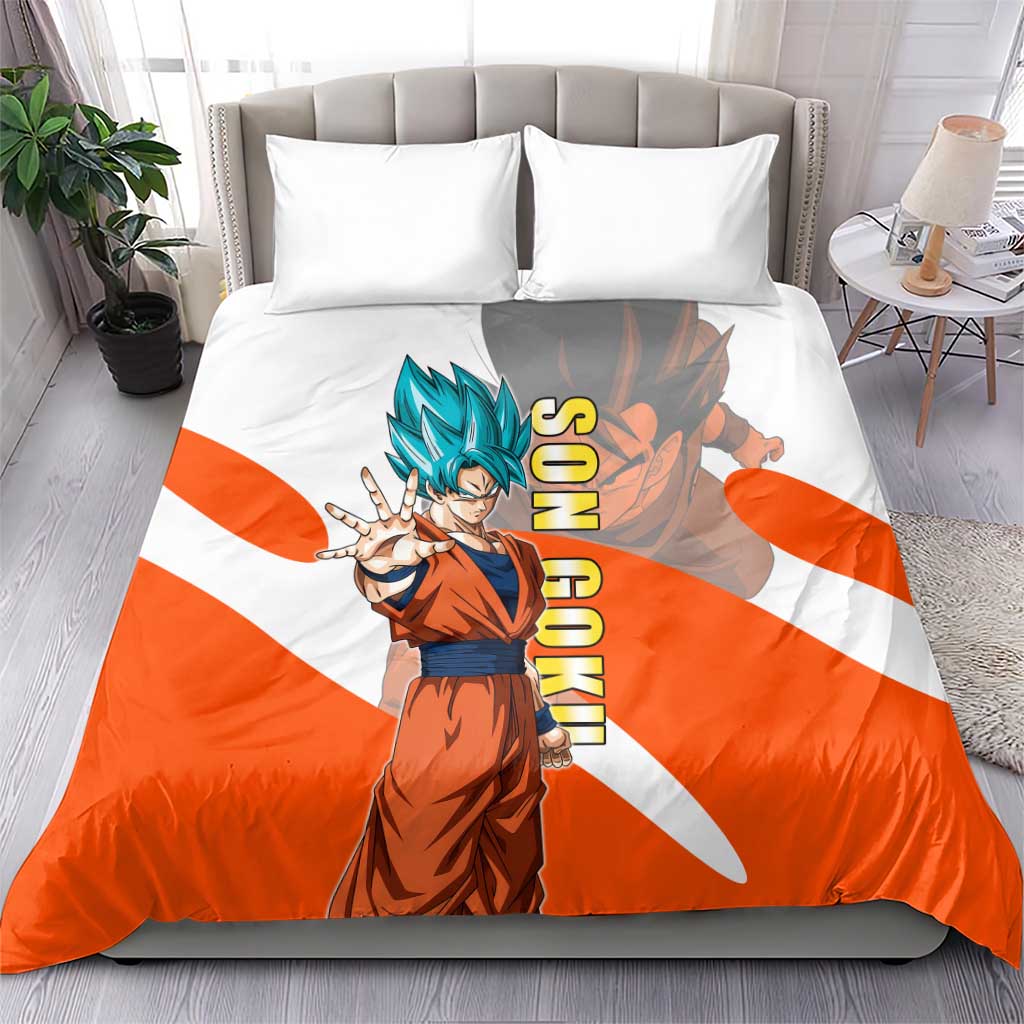 Son Goku Kamehameha Legend Bedding Set Iconic Anime Battle Style