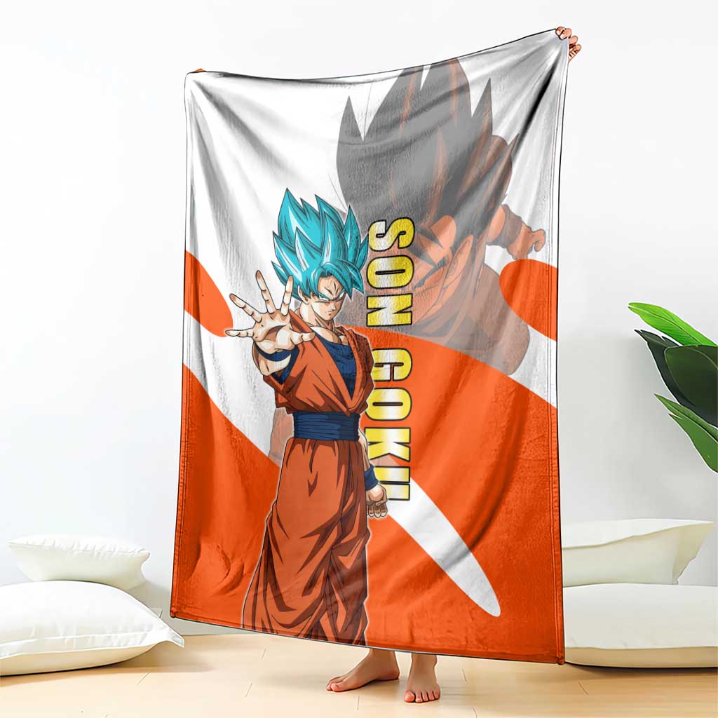 Son Goku Kamehameha Legend Blanket Iconic Anime Battle Style