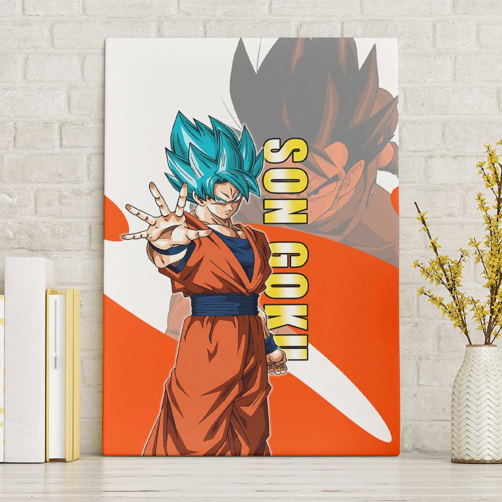 Son Goku Kamehameha Legend Canvas Wall Art Iconic Anime Battle Style