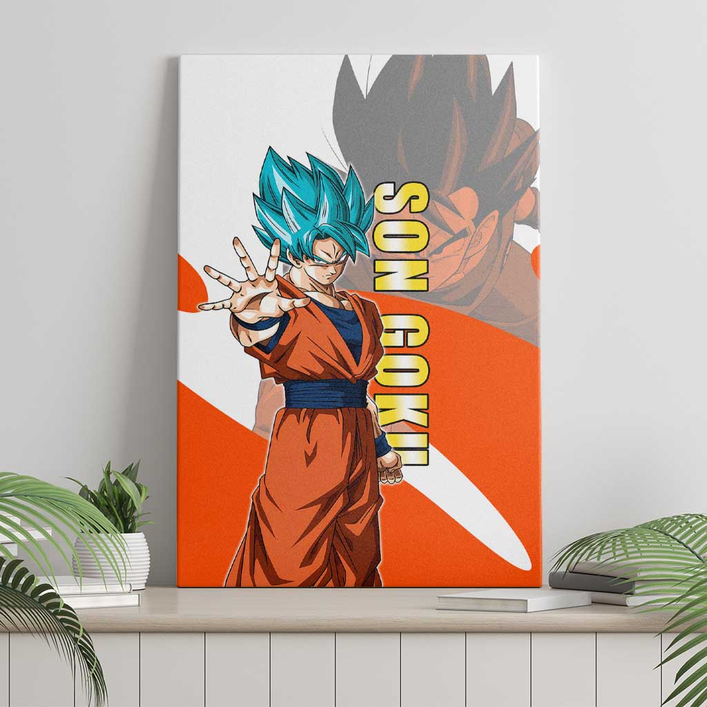 Son Goku Kamehameha Legend Canvas Wall Art Iconic Anime Battle Style