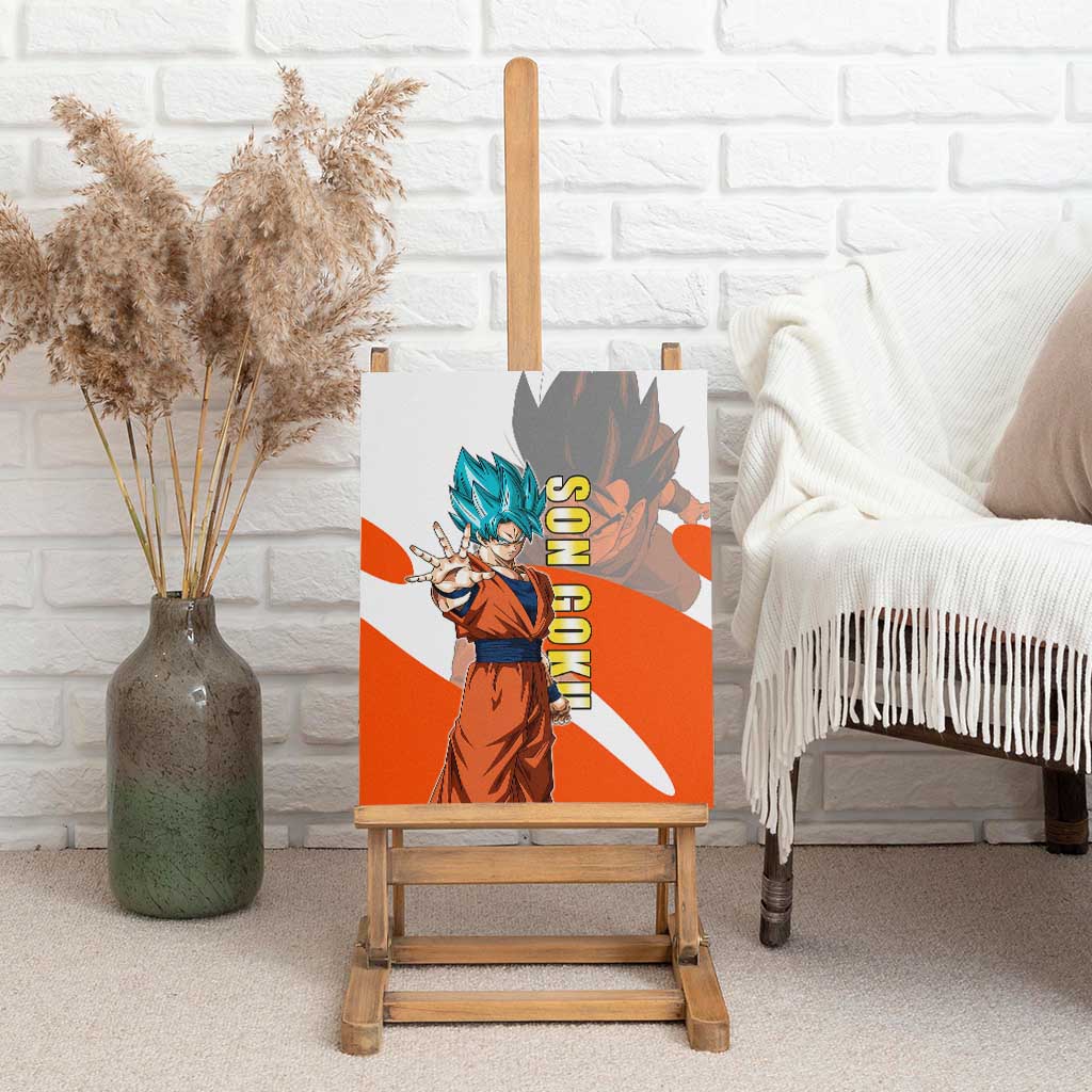 Son Goku Kamehameha Legend Canvas Wall Art Iconic Anime Battle Style