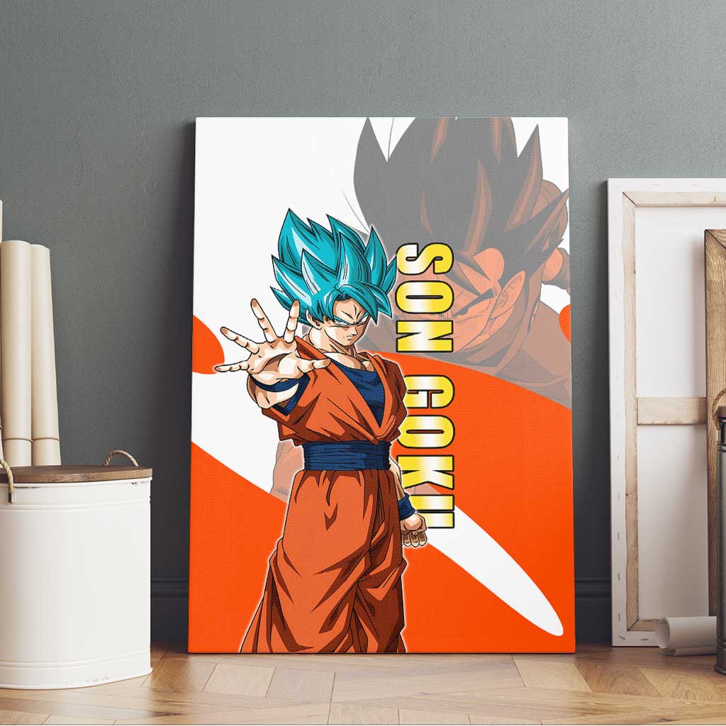 Son Goku Kamehameha Legend Canvas Wall Art Iconic Anime Battle Style