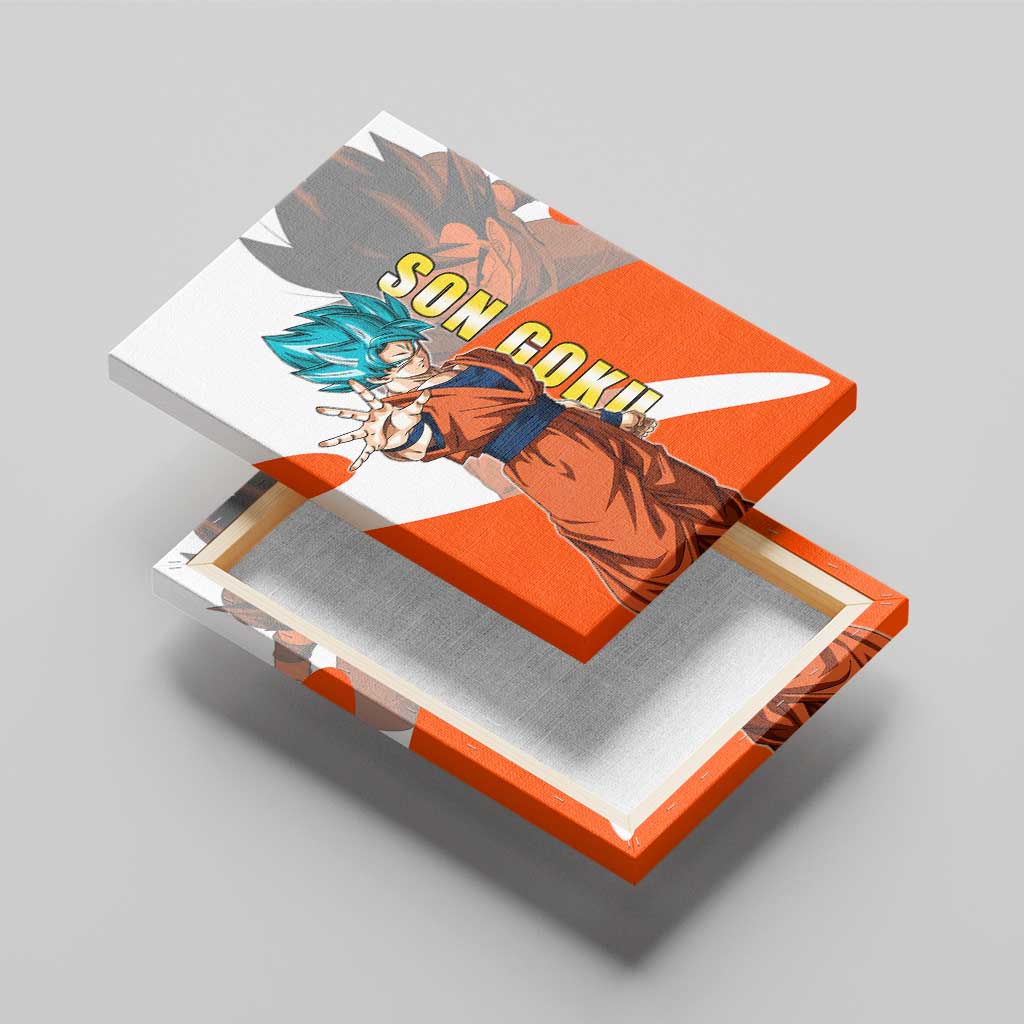 Son Goku Kamehameha Legend Canvas Wall Art Iconic Anime Battle Style