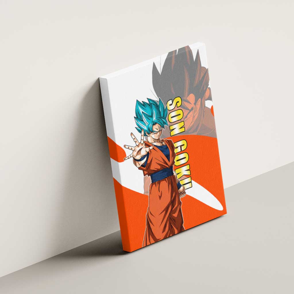 Son Goku Kamehameha Legend Canvas Wall Art Iconic Anime Battle Style