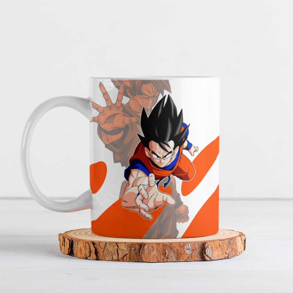 Son Goku Kamehameha Legend Ceramic Mug Iconic Anime Battle Style