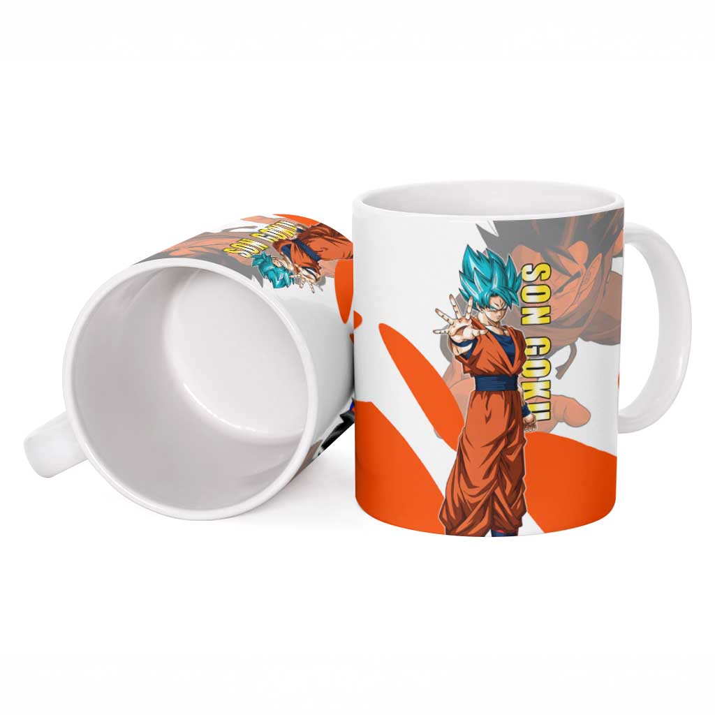 Son Goku Kamehameha Legend Ceramic Mug Iconic Anime Battle Style