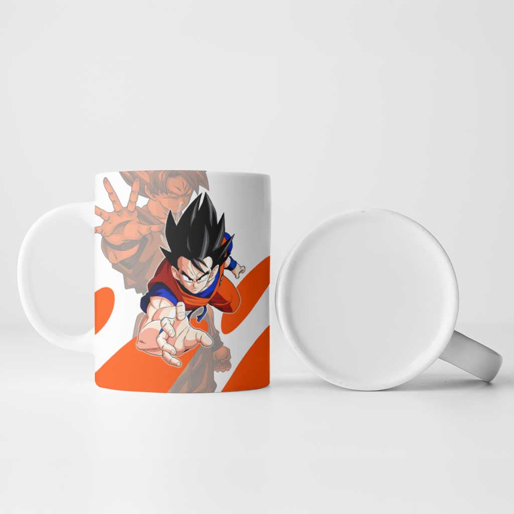 Son Goku Kamehameha Legend Ceramic Mug Iconic Anime Battle Style