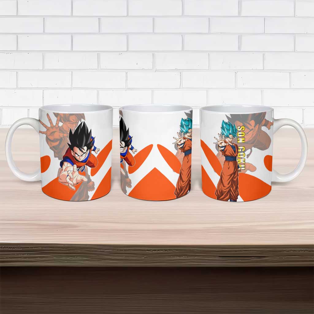 Son Goku Kamehameha Legend Ceramic Mug Iconic Anime Battle Style