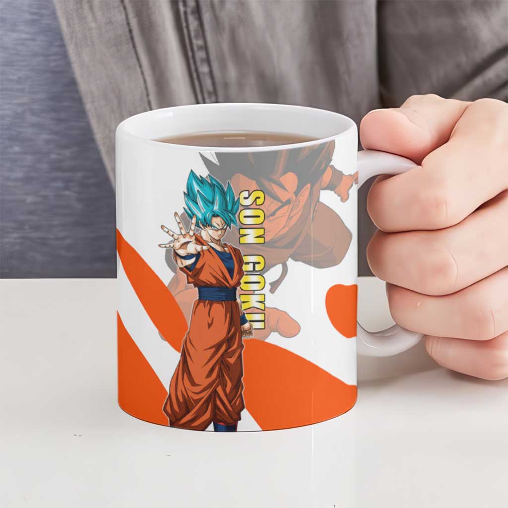 Son Goku Kamehameha Legend Ceramic Mug Iconic Anime Battle Style
