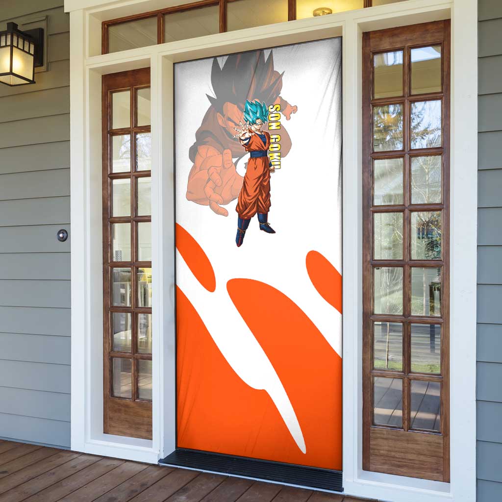 Son Goku Kamehameha Legend Door Cover Iconic Anime Battle Style