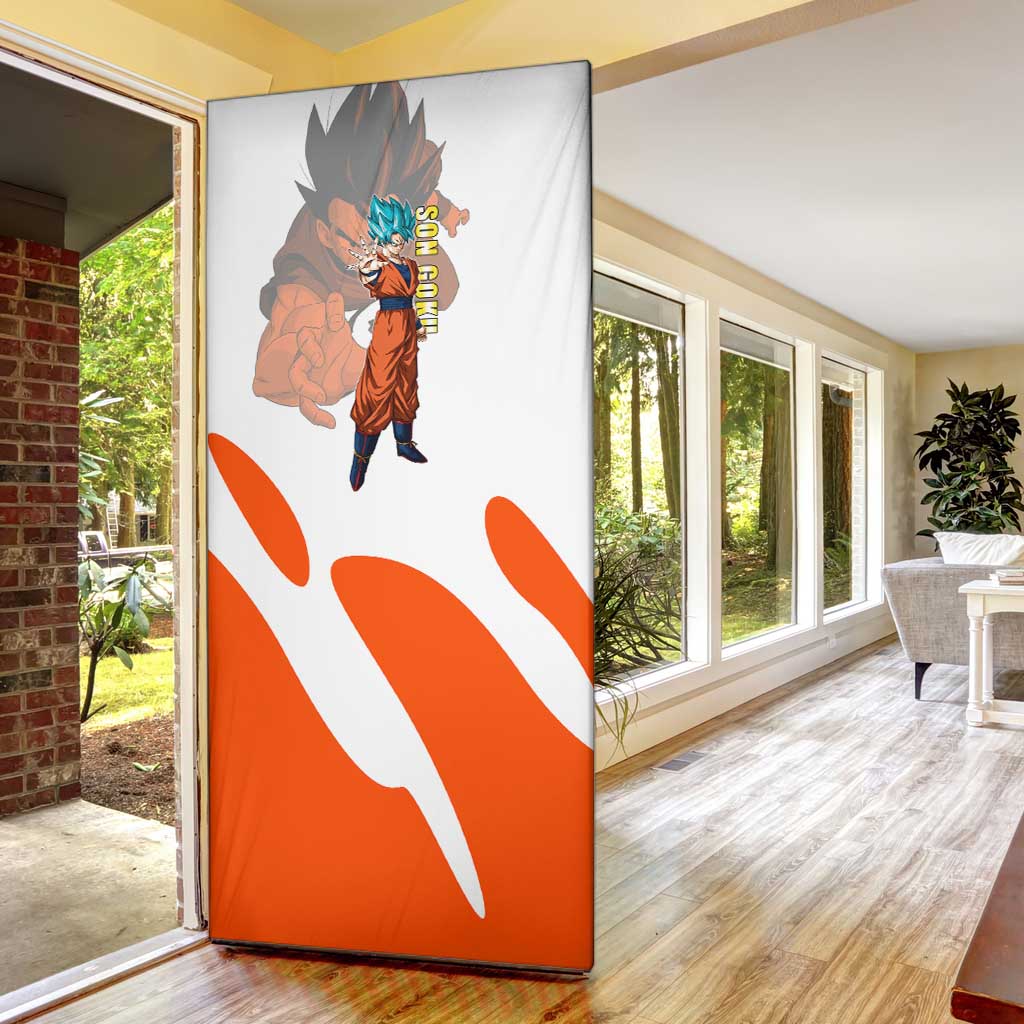 Son Goku Kamehameha Legend Door Cover Iconic Anime Battle Style