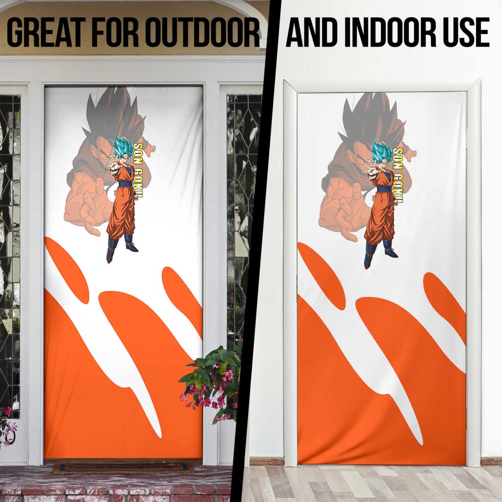 Son Goku Kamehameha Legend Door Cover Iconic Anime Battle Style