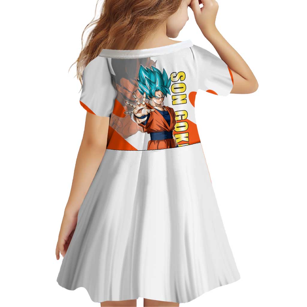 Son Goku Kamehameha Legend Family Matching Long Sleeve Bodycon Dress and Hawaiian Shirt Iconic Anime Battle Style