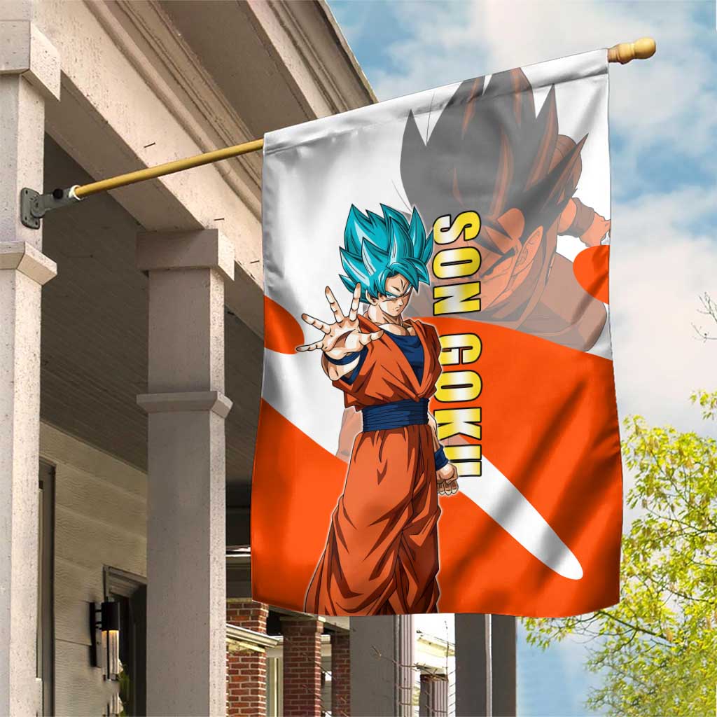 Son Goku Kamehameha Legend Garden Flag Iconic Anime Battle Style