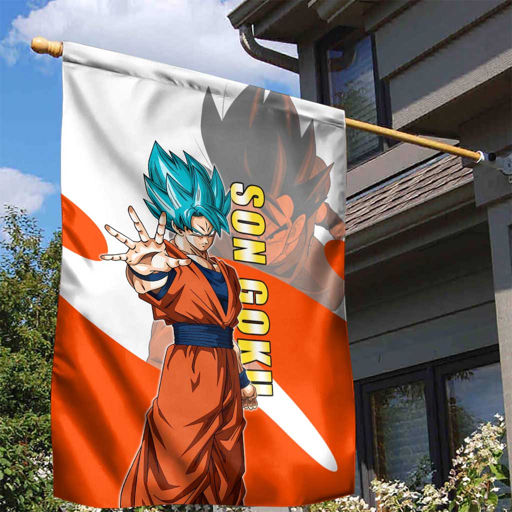 Son Goku Kamehameha Legend Garden Flag Iconic Anime Battle Style